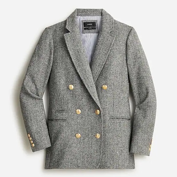 J. Crew Bristol blazer in graphite herringbone wool - Picture 3 of 12